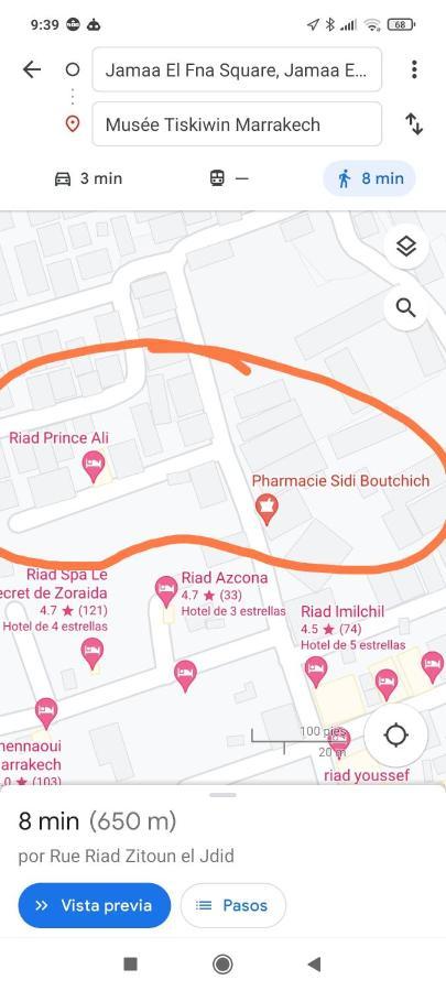 Hostel Sbai Marrakesh Ngoại thất bức ảnh